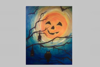 All Ages Paint Nite: Glowing Pumpkin Moon
